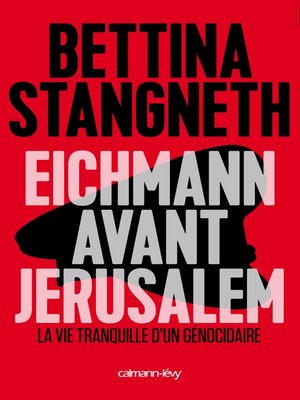 cover image of Eichmann avant Jerusalem